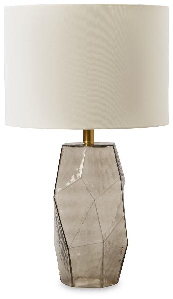 Image of Taylow - Glass Table Lamp  - Gray