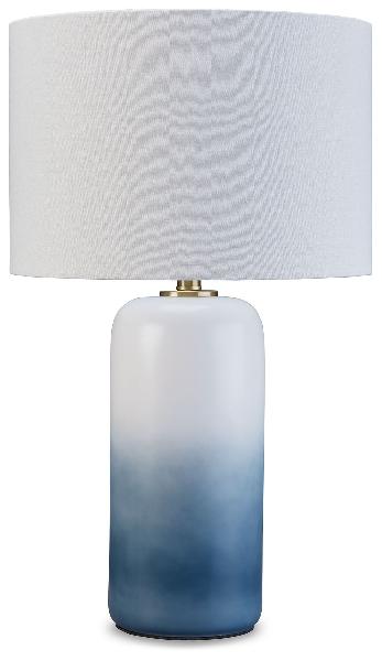 Image of Lemrich - Ceramic Table Lamp  - White