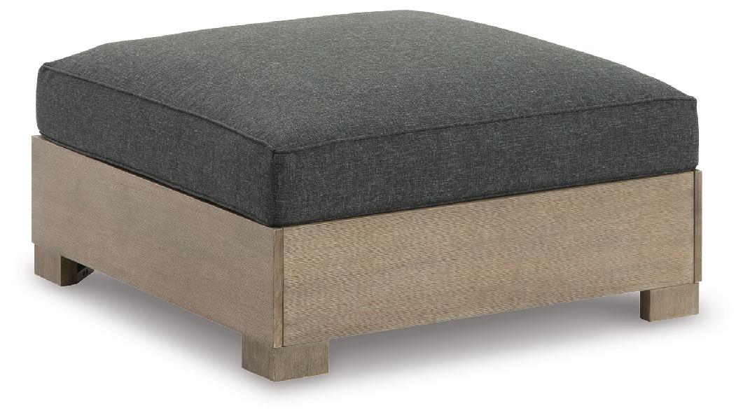 Image of Citrine Park - Ottoman With Cushion - Brown