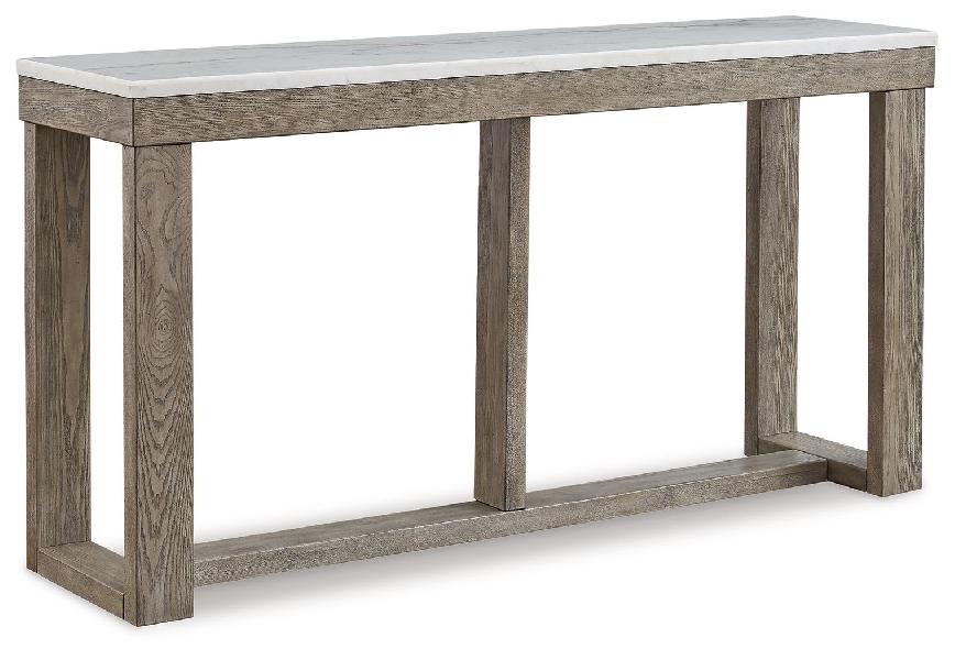 Image of Loyaska - Sofa Table - Brown / Ivory