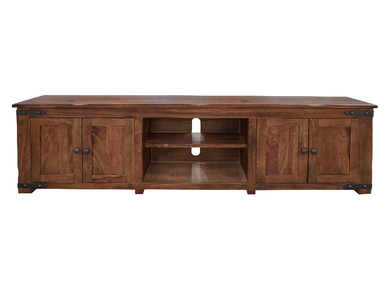Image of Parota - TV Stand - Cinnamon Brown