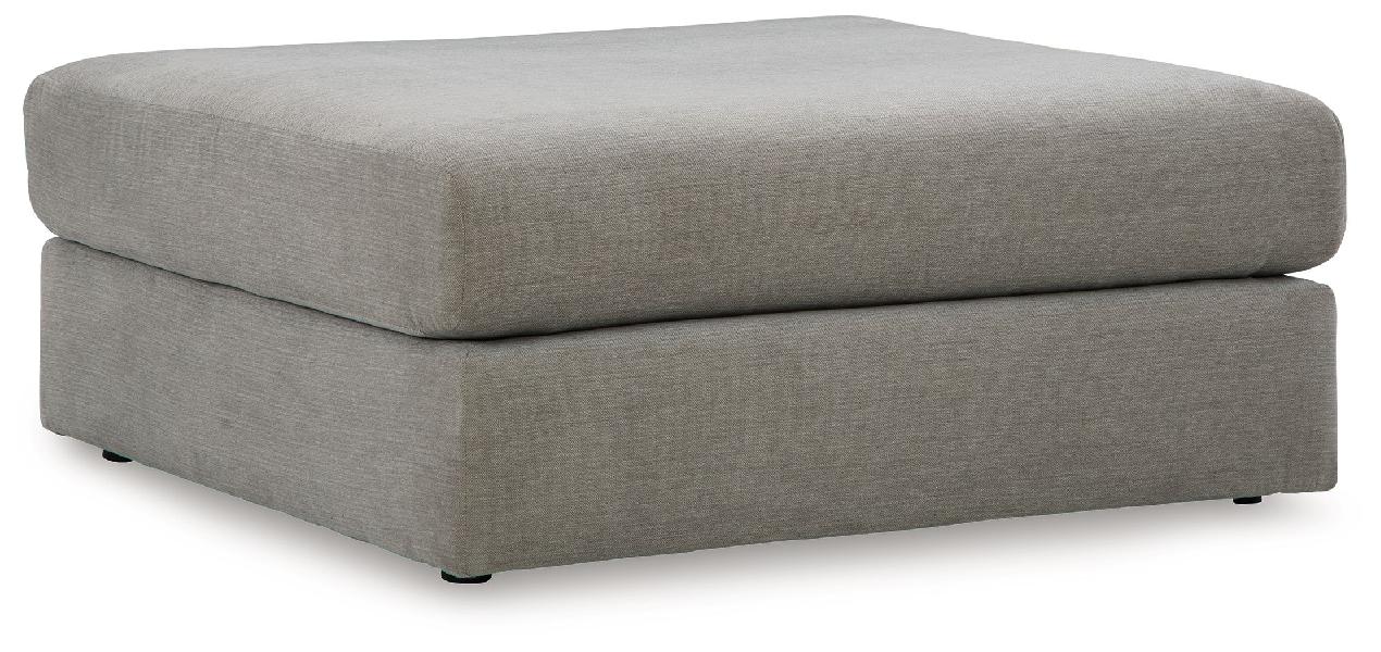 Image of Avaliyah - Oversized Accent Ottoman - Ash