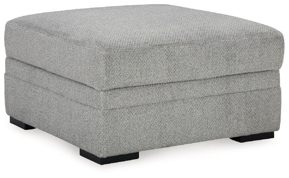 Image of Casselbury - Ottoman With Storage - Cement