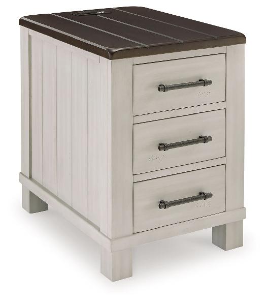 Image of Darborn - Chair Side End Table - Gray / Brown