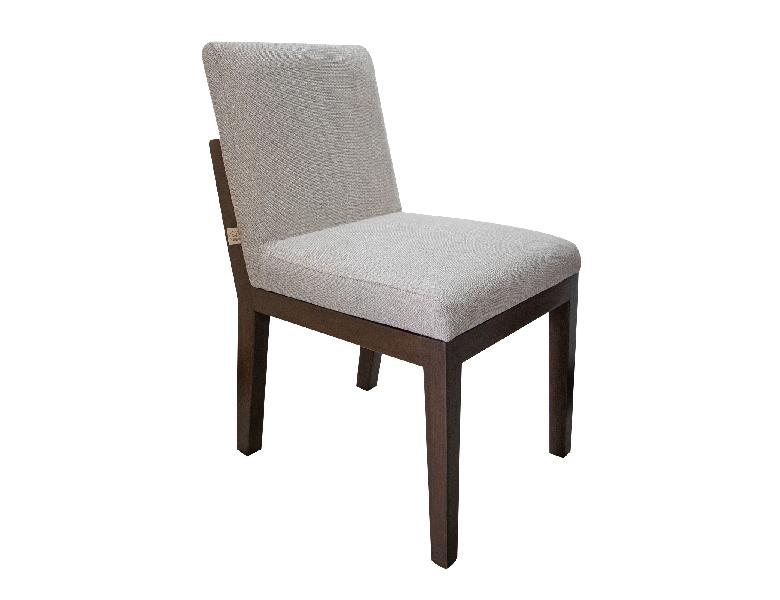 Image of Natural Parota - Upholstered Chair (Set of 2) - Chocolate Brown