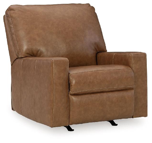 Image of Bolsena - Rocker Recliner - Leather Match - Caramel