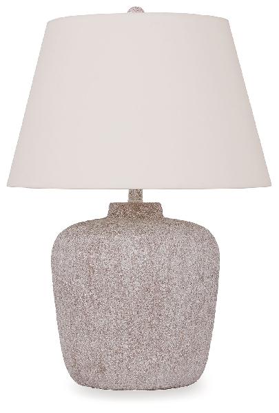 Image of Danry - Metal Table Lamp - Distressed Cream