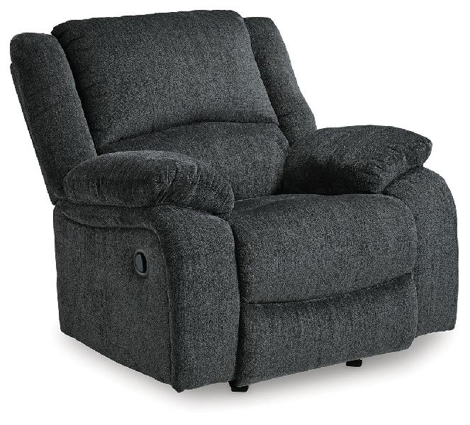 Image of Draycoll - Rocker Recliner - Fabric - Slate