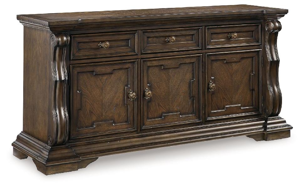 Image of Maylee - Dining Room Buffet - Dark Brown