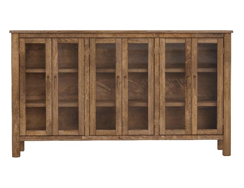 Image of Olimpia - Console With 6 Doors - Towny Brown