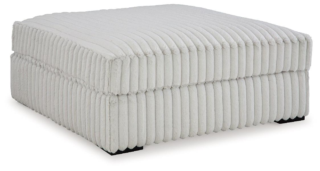 Image of Stupendous - Oversized Accent Ottoman - Alloy