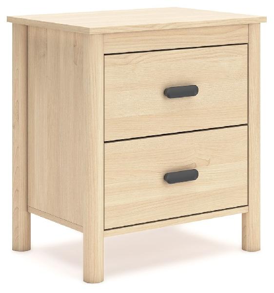Image of Cabinella - Two Drawer Night Stand - Tan