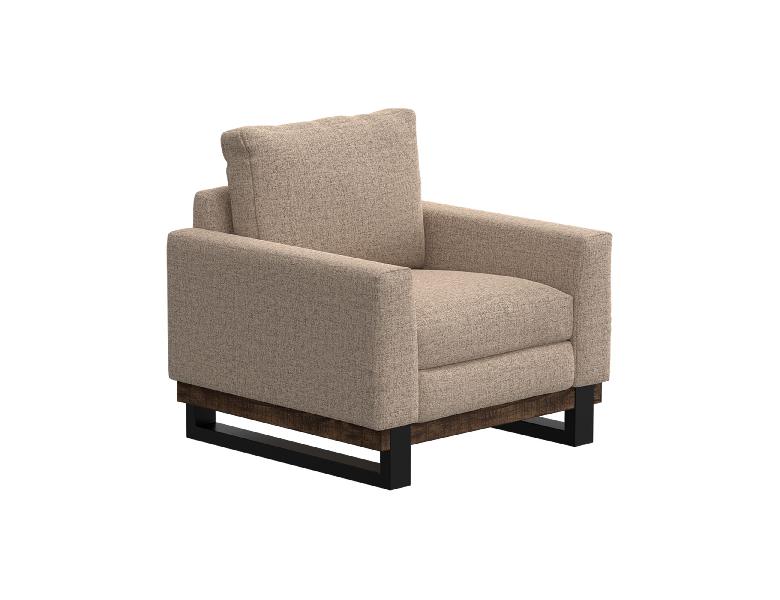 Image of Blackburn - Armchair - Capuccino Brown