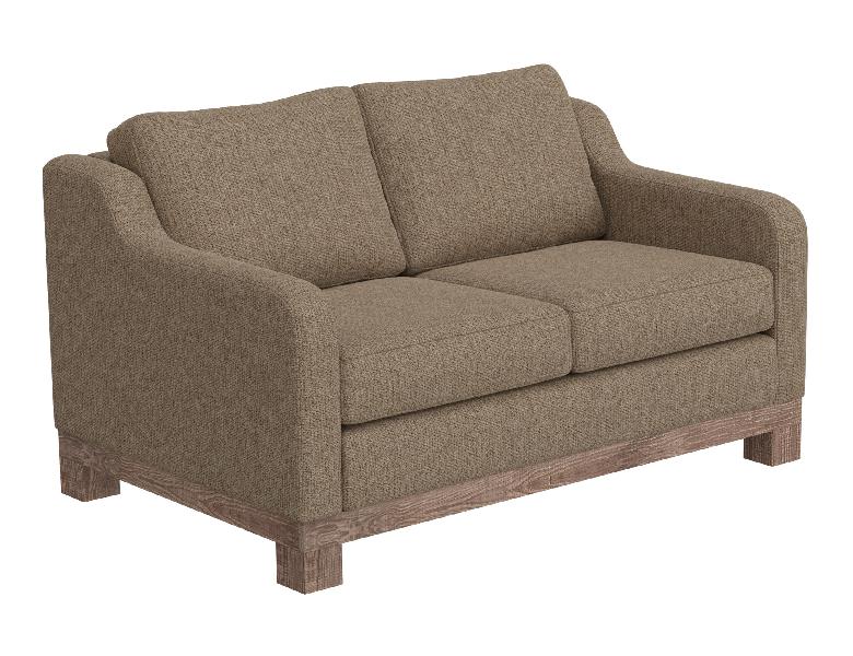 Image of Samba - Loveseat Two-Cushion - Brown Camel