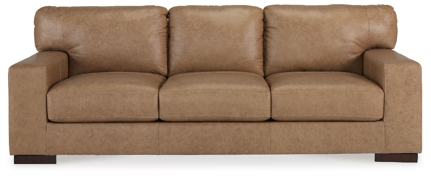 Image of Lombardia - Sofa - Leather Match - Tumbleweed