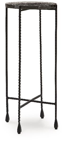 Image of Newgoren - Accent Table - Clear / Black