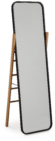 Image of Bronick - Floor Mirror - Black / Brown