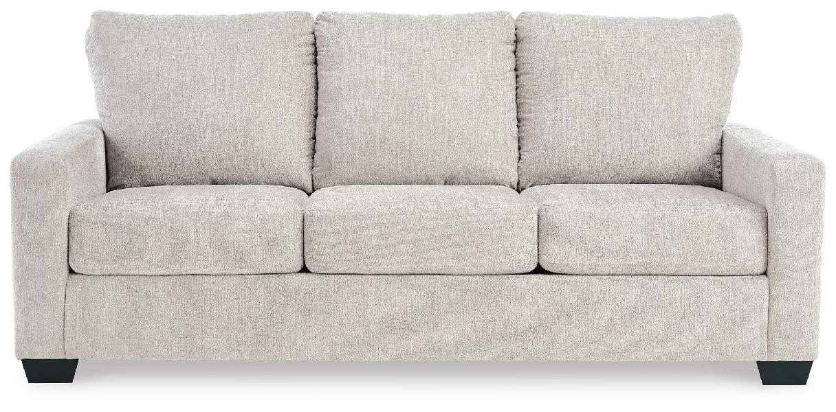 Image of Rannis - Queen Sofa Sleeper - Fabric - Snow