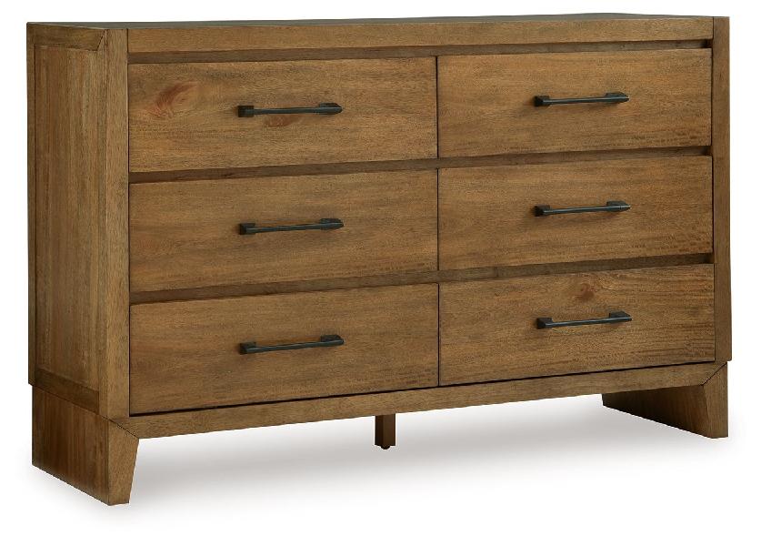 Image of Sherbana - Dresser - Light Brown