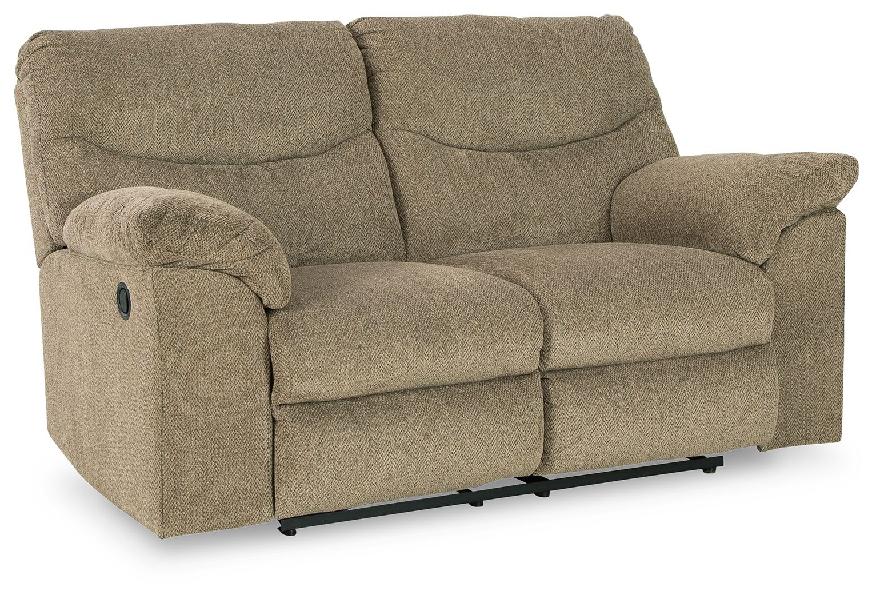Image of Alphons - Reclining Loveseat - Fabric - Briar