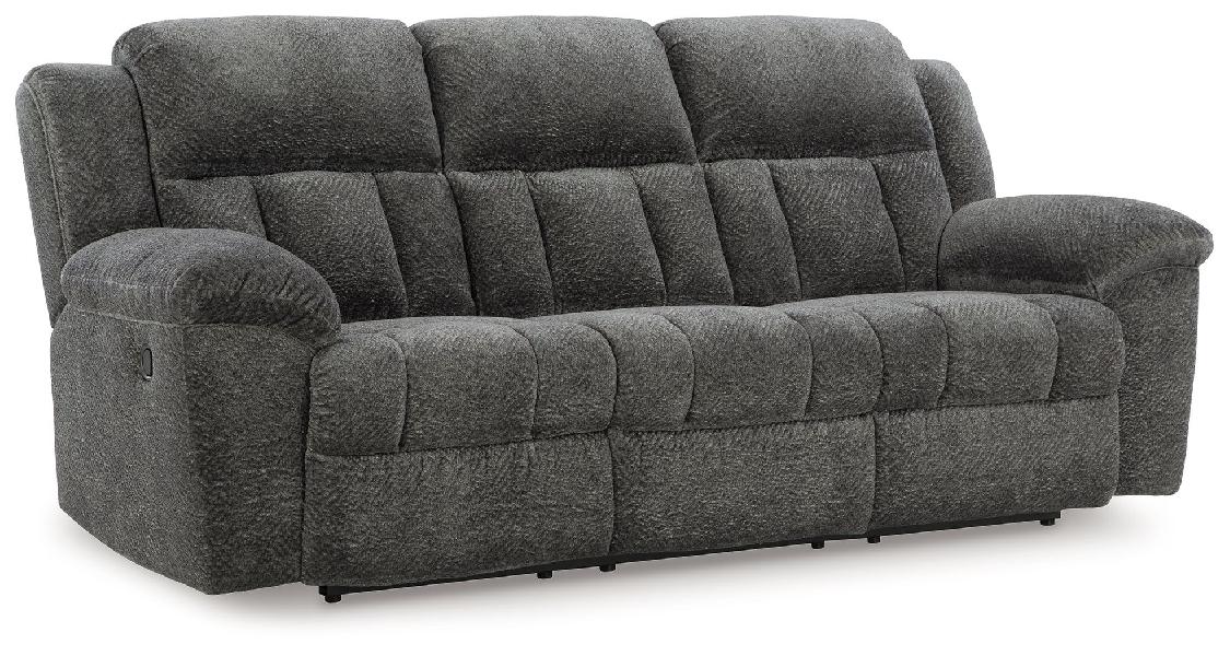 Image of Frohn - Reclining Sofa - Fabric - Graphite