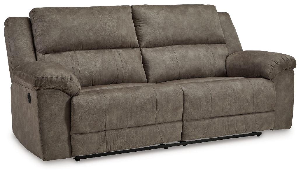 Image of Laresview - 2 Seat Reclining Sofa - Faux Leather - Fossil
