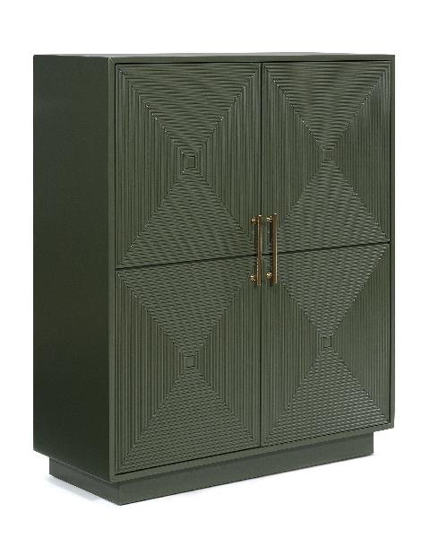 Image of Geirwood - Accent Cabinet - Dark Green