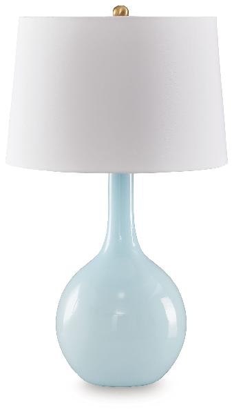 Image of Rylanton - Glass Table Lamp - Aqua