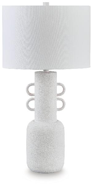 Image of Perringhill - Metal Table Lamp - Distressed White