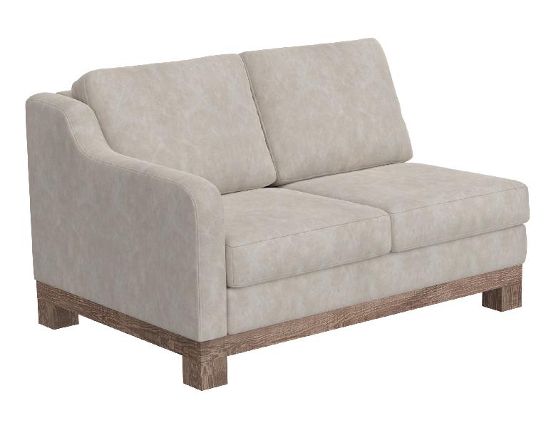 Image of Samba - LAF Loveseat - Light Gray