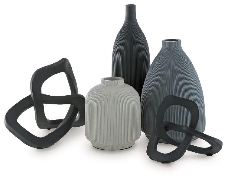 Image of Leithick - Accessory Set (Set of 5) - Black / Tan / Gray