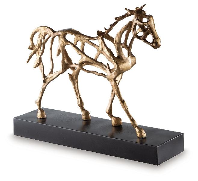 Image of Grainville - Sculpture - Antique Gold Finish