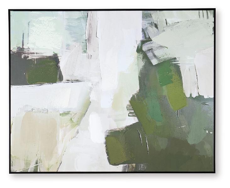 Image of Vinick - Wall Art - Green / Gray / White