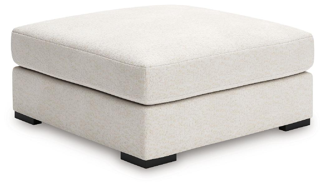 Image of Donelson Creek - Oversized Accent Ottoman - Vanilla