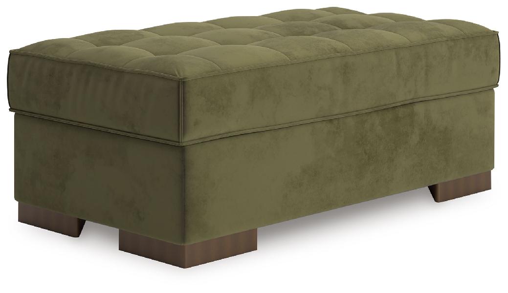 Image of Caspian-Town - Oversized Accent Ottoman - Olive