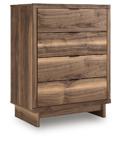 Image of Chirason - Four Drawer Chest - Brown