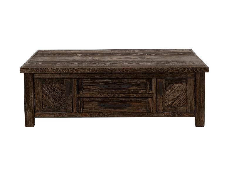 Image of Dutton - Cocktail Table - Rookwood Brown