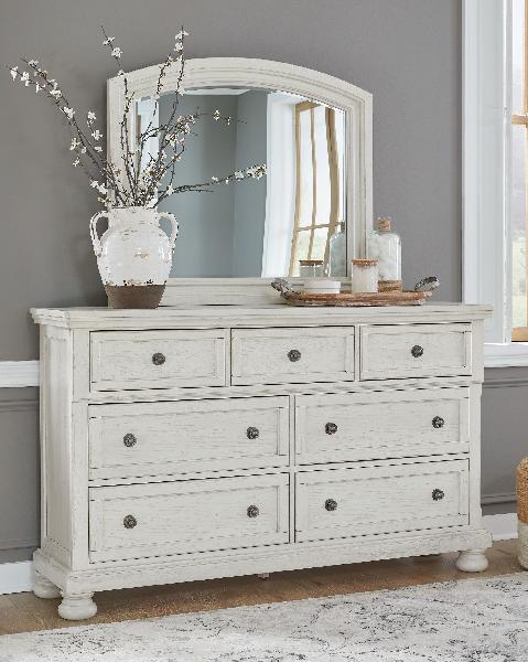 Image of Robbinsdale - Dresser, Mirror - Antique White