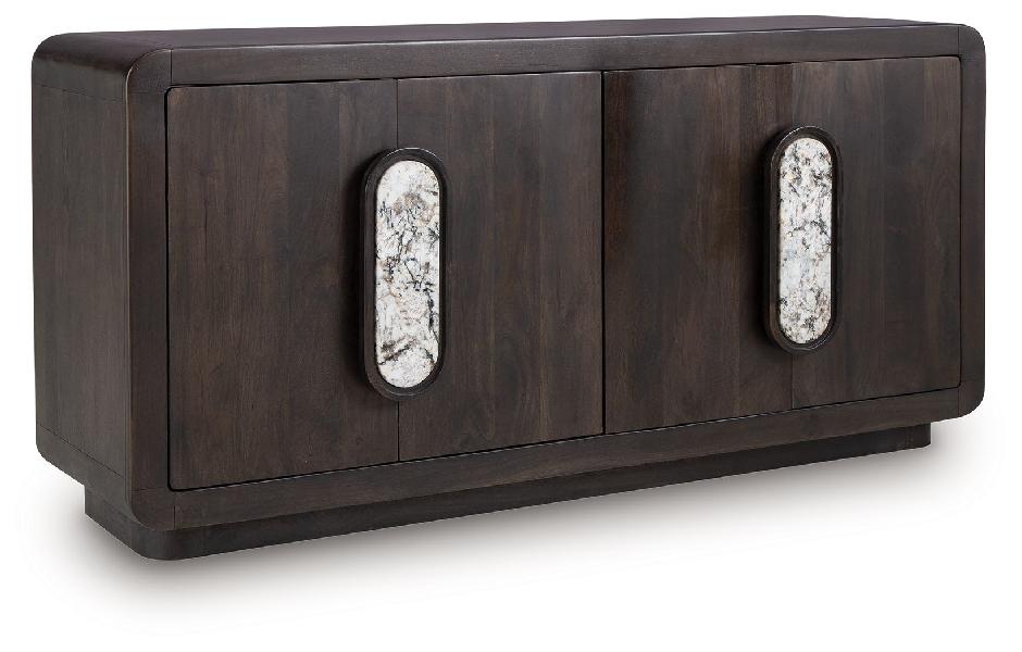Image of Elliston - Accent Cabinet - Espresso Brown
