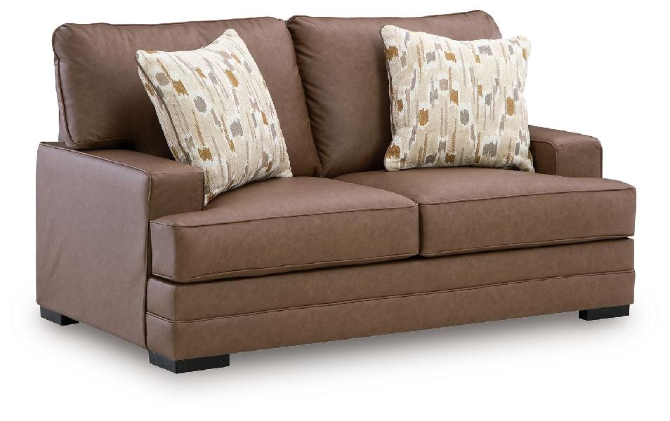 Image of VillaCourt - Loveseat - Caramel