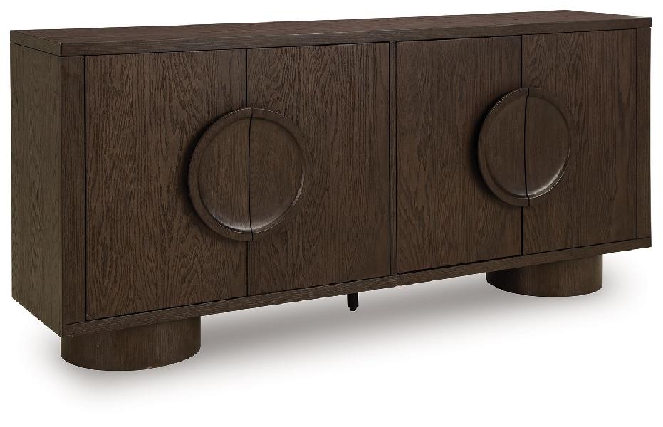 Image of Veeda - Accent Cabinet - Dark Brown