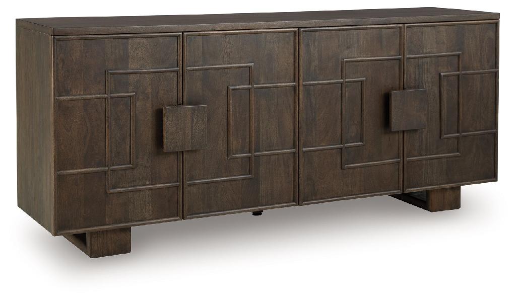 Image of Cato - Accent Cabinet - Dark Brown