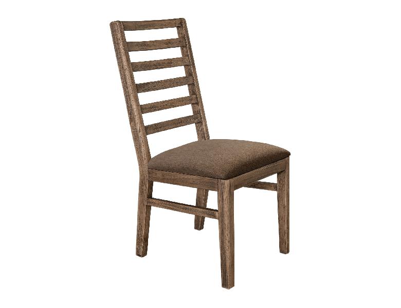 Image of Balam - Upholstered Seat Wooden Chair (Set of 2) - Almond / Barrel Brown