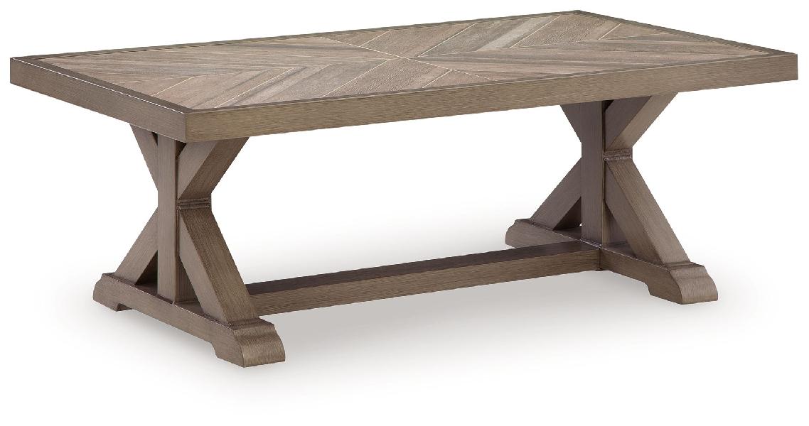 Image of Laguna Heights - Rectangular Cocktail Table - Beige