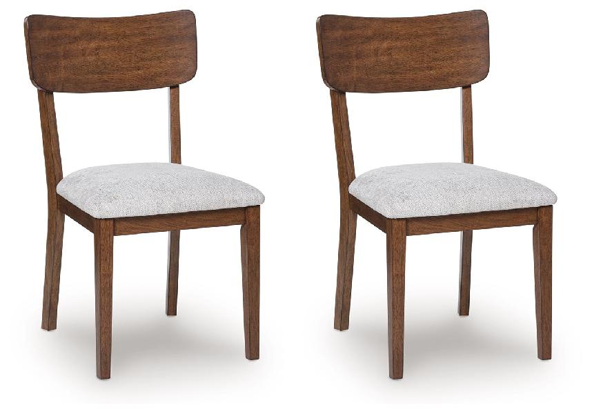 Image of Tameride - Dining Upholstered Side Chair (Set of 2) - Brown