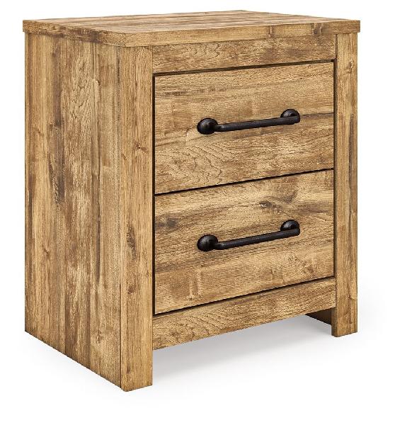 Image of Maystonna - Two Drawer Night Stand - Brown