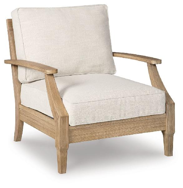 Image of Carter Hall - Lounge Chair With Cushion - Beige