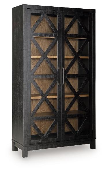 Image of Christop - Accent Cabinet - Black / Brown