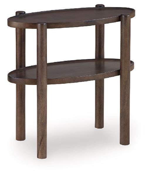 Image of Wiattbury - Accent Table - Gray Brown