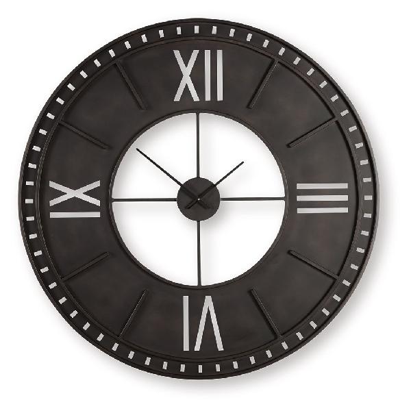 Image of Lytle - Wall Clock - Antique Brown